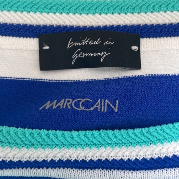 MarcCain Viscose-Blend Knit Striped Pullover N1 - Picture 11 of 11